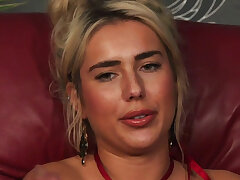 Lingerie clad mistresses. Lingerie clad femdom mistresses pose for nude cock jerking freak