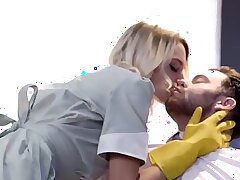 MODERN-DAY SINS - Horny Blonde Cleaning Lady Gets Rough Office Assfuck After Seducing Her Boss