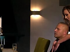 Two men for sexy Angel Emily