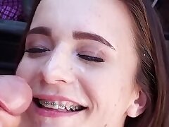 Mofos - Kharlie Stone Distracts Her Driving Instructor With Her Cute Boobs After Failing Her Test