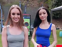 Mofos - Bubble butt Daisy Stone & Scarlett Bloom share big cock POV