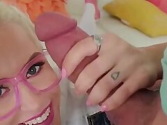 Mofos - Nerdy Blonde Kiara Cole Drops The Books & Takes On A Cock As Big As Her Forearm