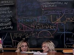 Broke College Babes Sneak Into School to Stay and Fuck - GirlfriendsFilms