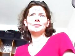 German Mature Plays With Her Pussy