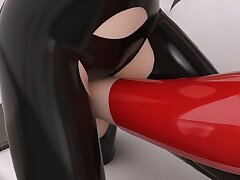 3D Lesben Latex video auf DucatFilm. DucatFilm präsentiert zwei sexy Lesben Babes in Latex Spaß in HOT 3d Show