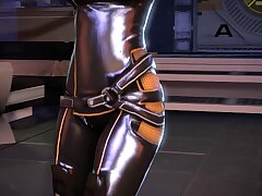 Mass Effect Futanari Anal Tease (3D animiert)
