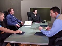 Euro Geschäft Schlampe liebt Gesichts bukkake