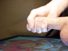 SoP Hentai Tribut - Compa (Neptunia) (zwei Cumshots)