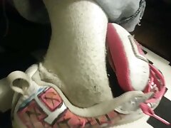 Schuh Spiel schmutzige Socken